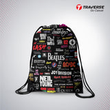 Graffiti Digitally Printed Drawstring Bag