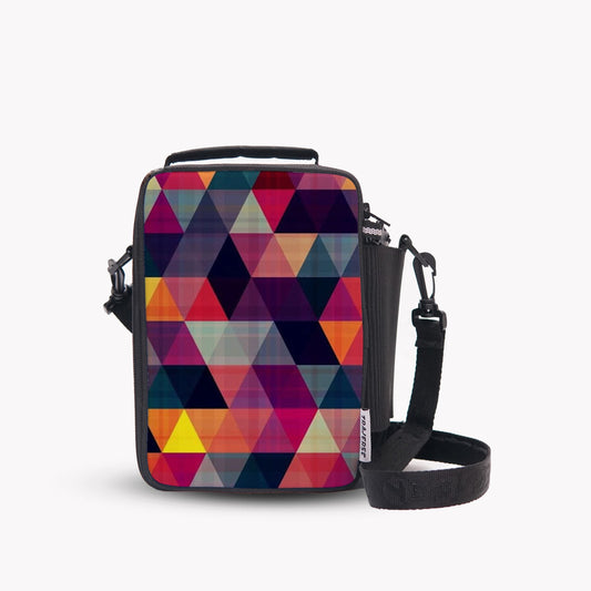 Traverse Graffiti Lunch Bag with option to carry water bottle- Digitally printed and manufactured by Traverse