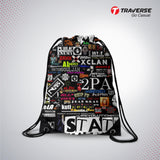Graffiti Digitally Printed Drawstring Bag