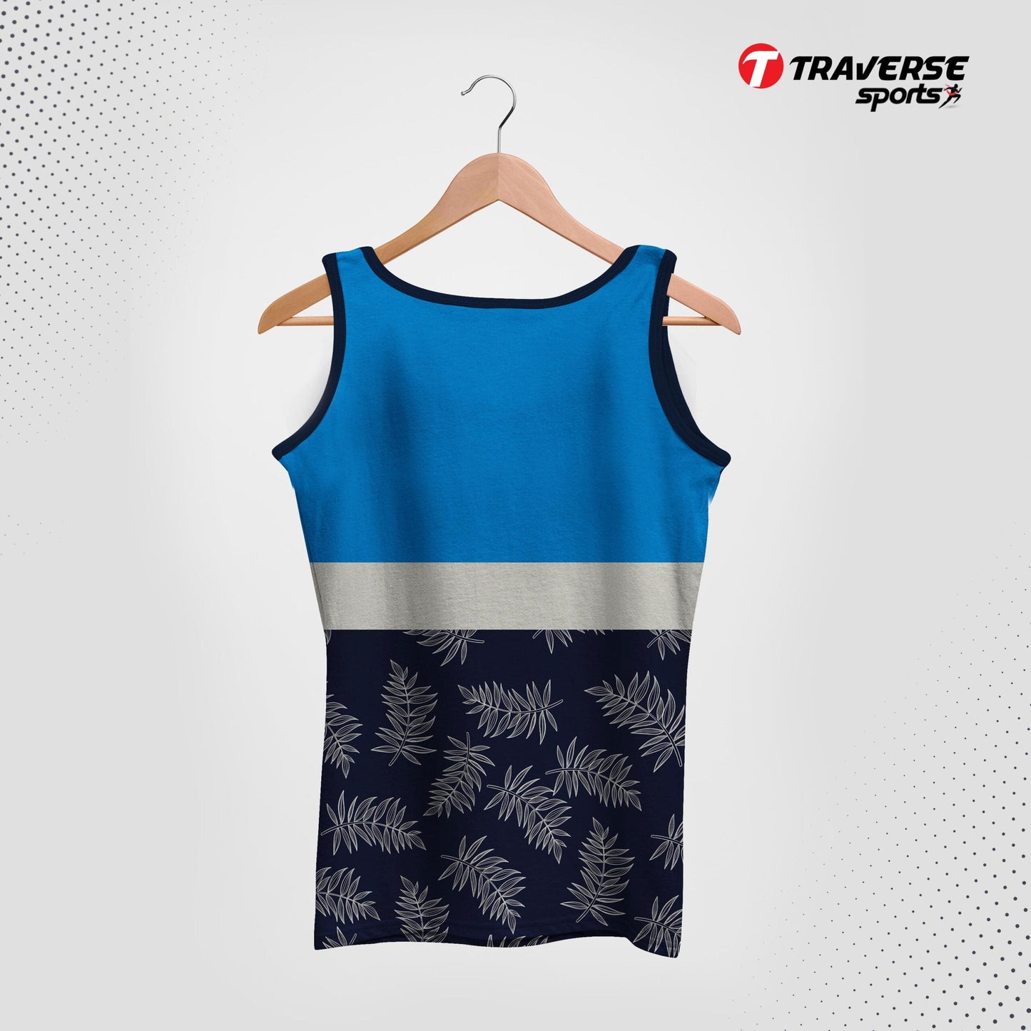 Digitally Printed Fashion Tank Top for Men by Traverse