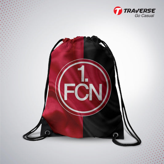 Black Drawstring Bag (Digitally printed on Cloth)