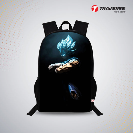 Traverse Dragon Ball Bags For Boys & Girls. Digitally printed on Fabric with latest technology. Dual Compartment large backpack