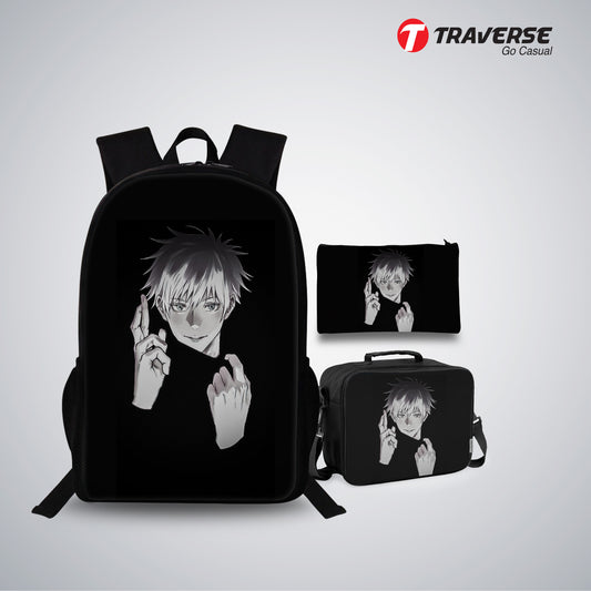 Anime Combo Bag, Lunch Box, Pencil Pouch