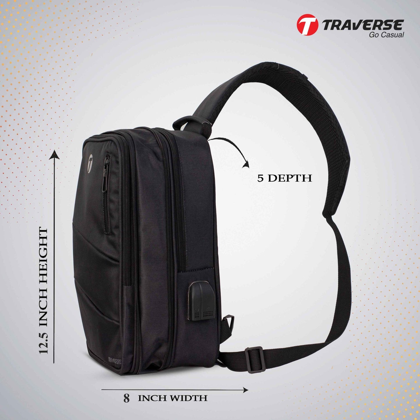 Product Name: Cross Body Bag for Boys & Men. Another quality product by TRAVERSE