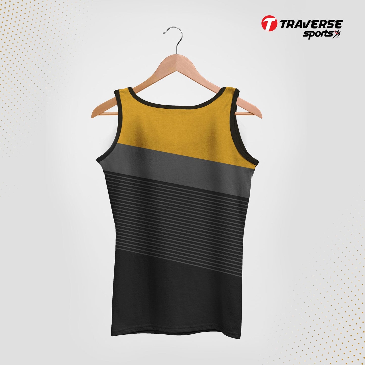 Digitally Printed Fashion Tank Top for Men by Traverse