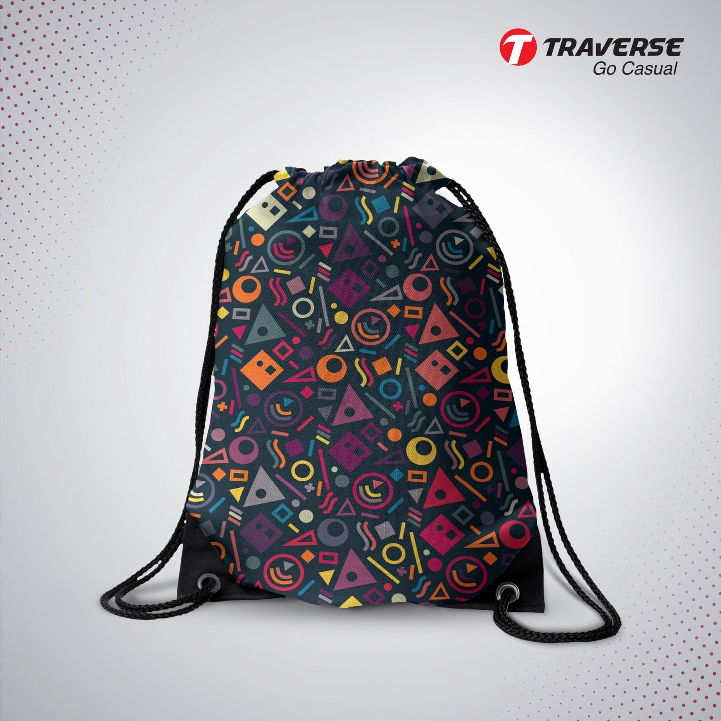 Graffiti Digitally Printed Drawstring Bag