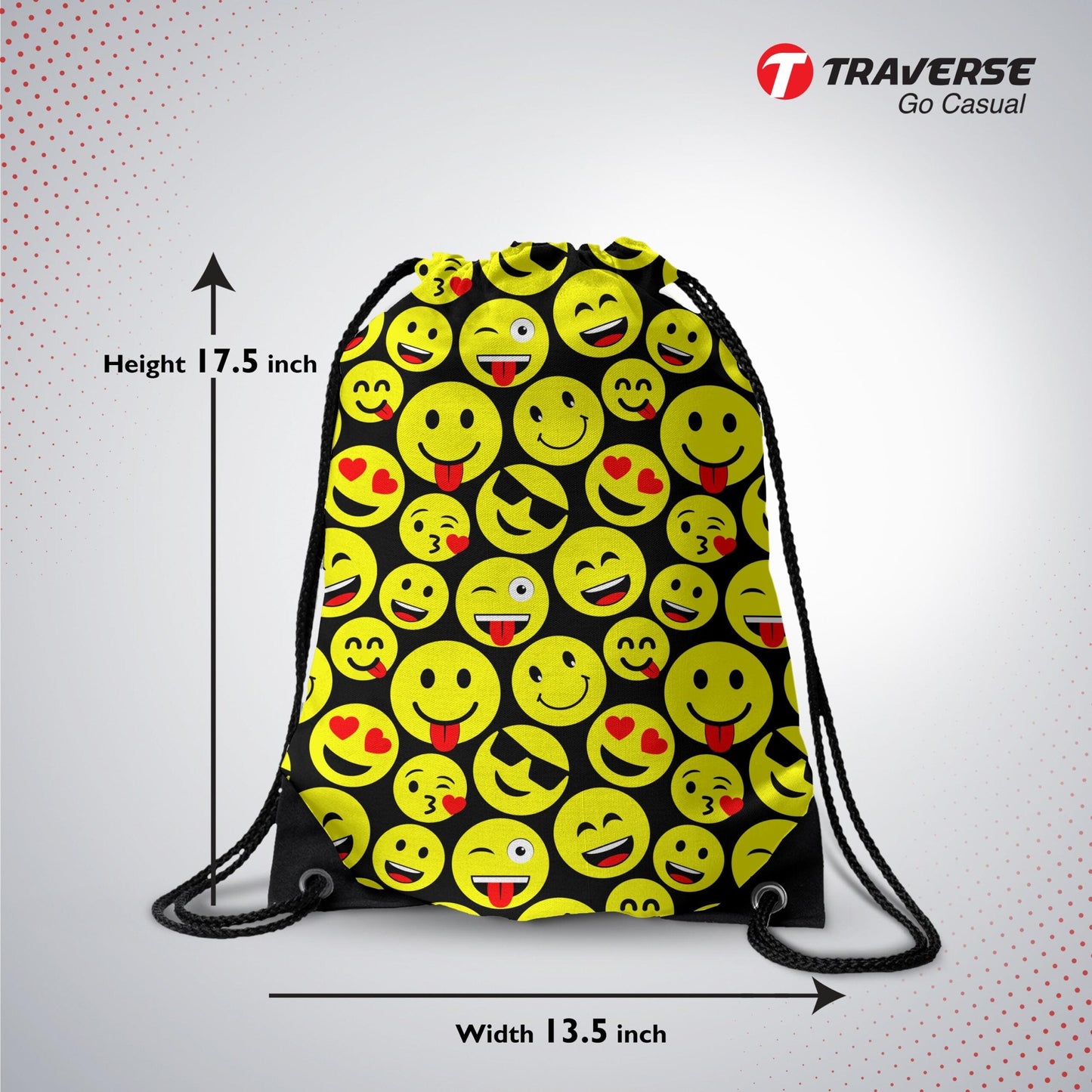 Emoji Drawstring Bag