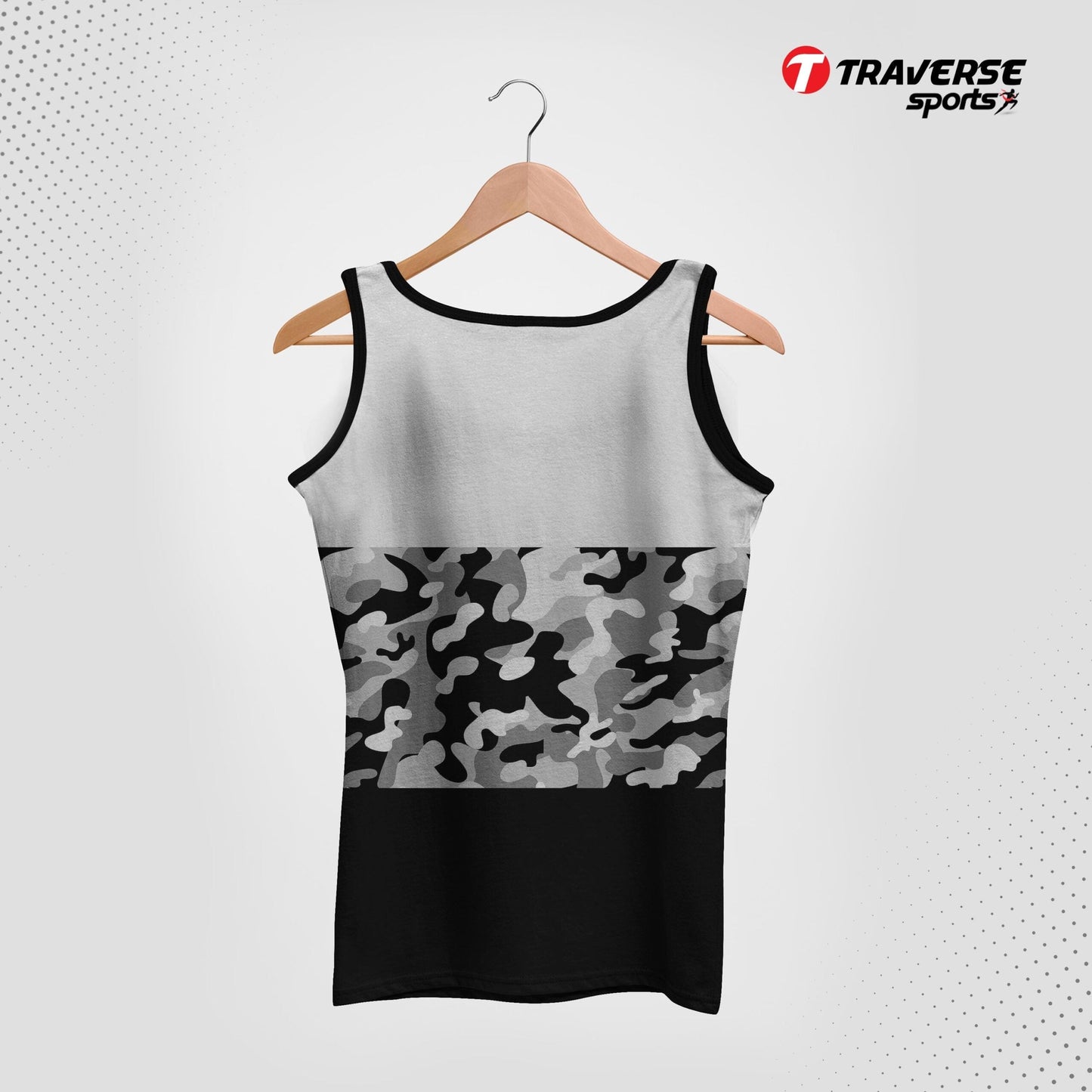 Digitally Printed Fashion Tank Top for Men by Traverse