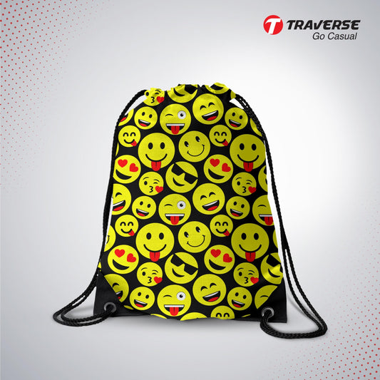 Emoji Drawstring Bag
