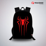 Spider Man Emblem Digital Print Backpack