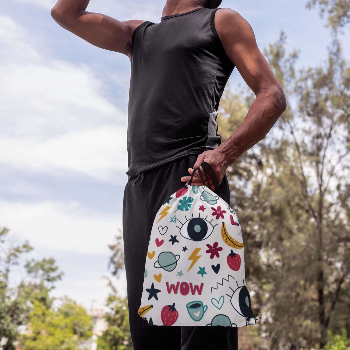 Graffiti Drawstring
