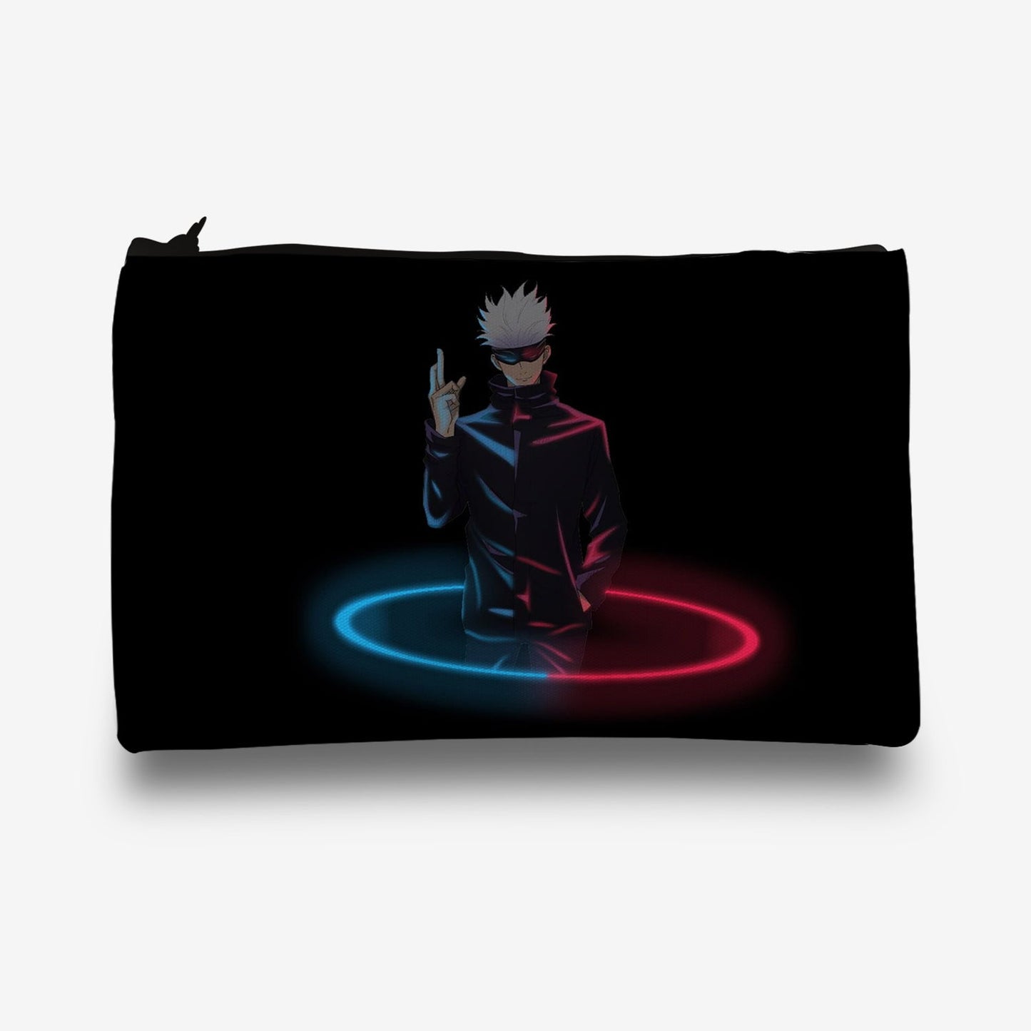 Traverse (Goju Satoru Anime, Jujutsu, Art) Pencil pouch for Boys & Girls. Printed on Fabric.