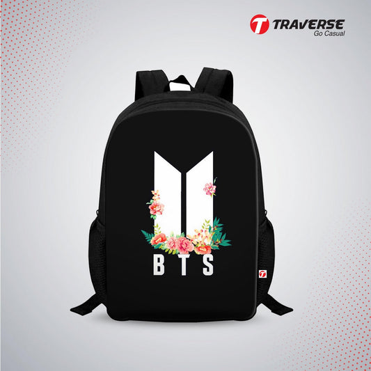 BTS College Backpack- Digitally printed on fabric by Traverse