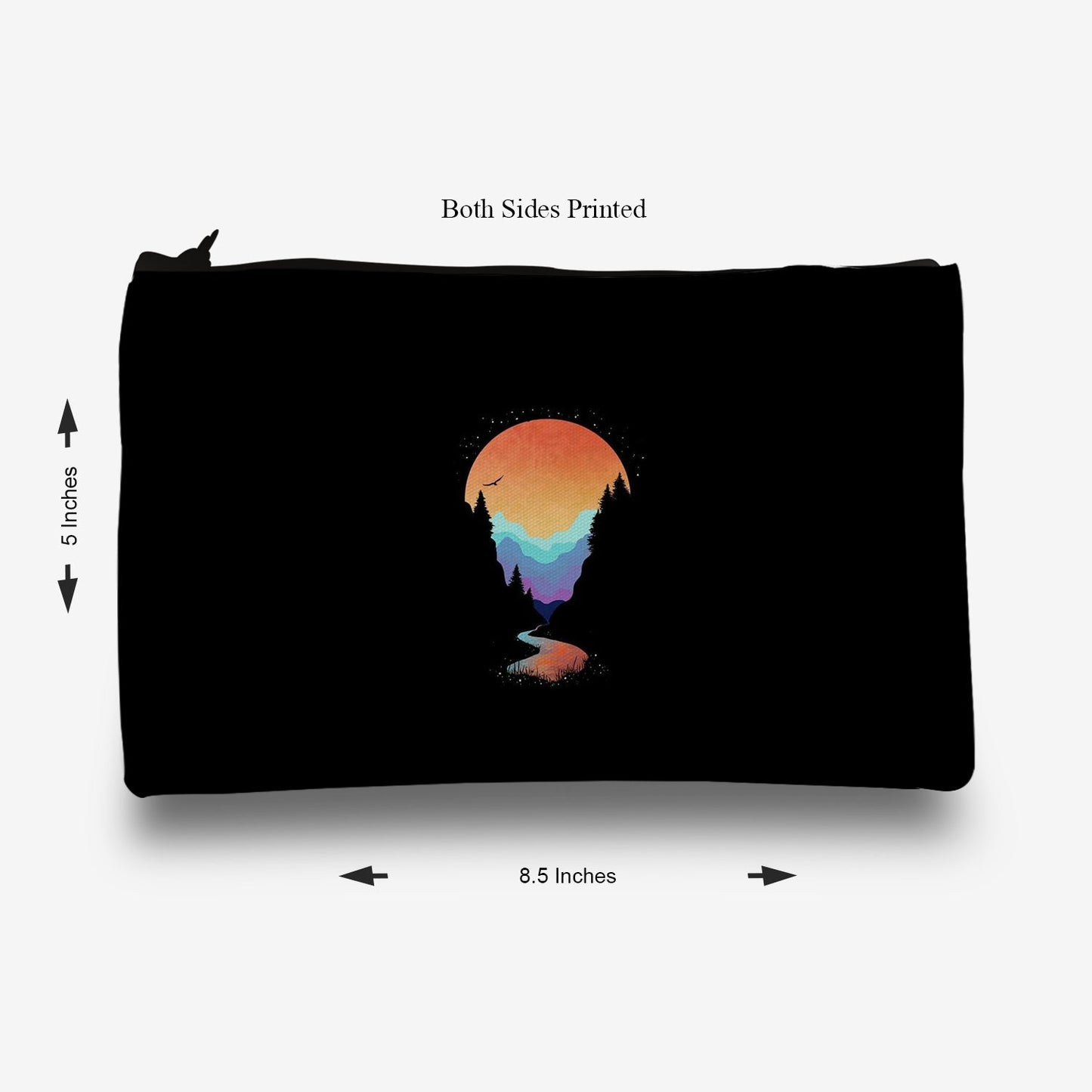 Traverse (Painting) Pencil pouch for Boys & Girls. Printed on Fabric.