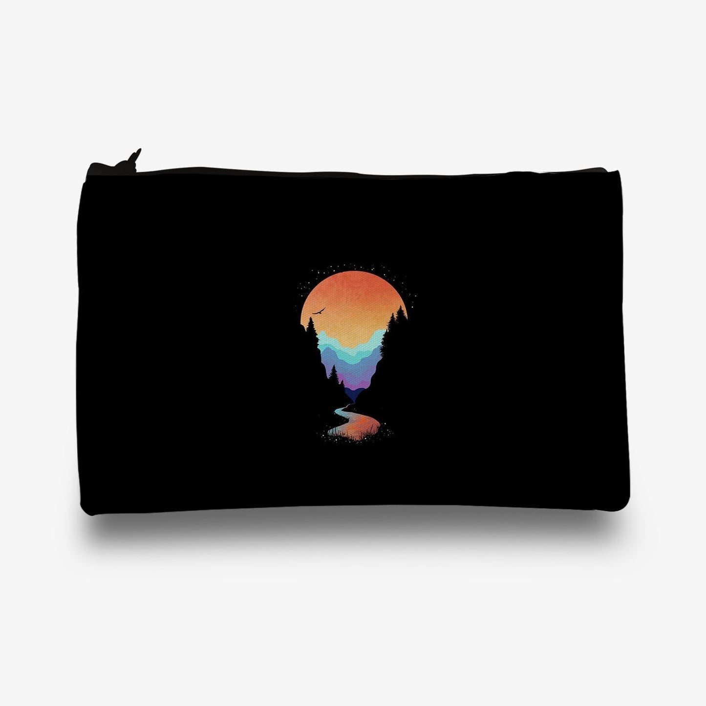 Traverse (Painting) Pencil pouch for Boys & Girls. Printed on Fabric.