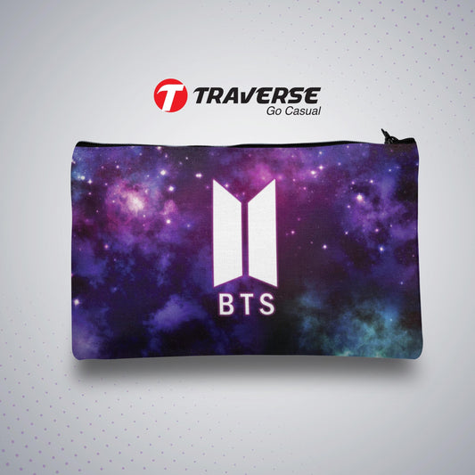 BTS Pencil / Pen Pouch (Digitally printed on Cloth)
