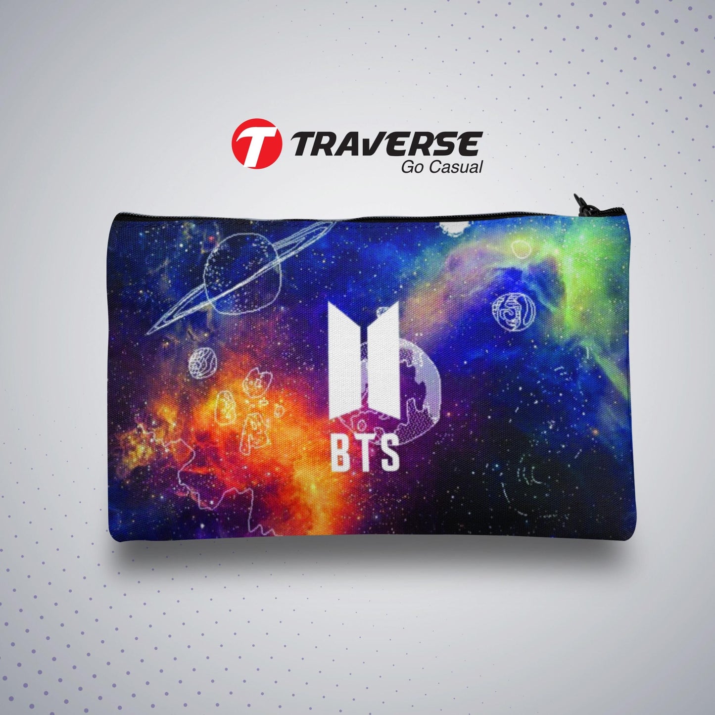 BTS Pencil / Pen Pouch (Digitally printed on Cloth)