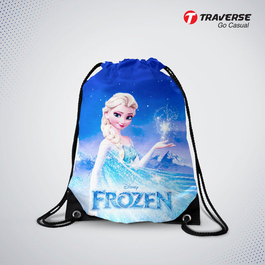 Frozen Drawstring Bag ( Digital Printed On Cloth )