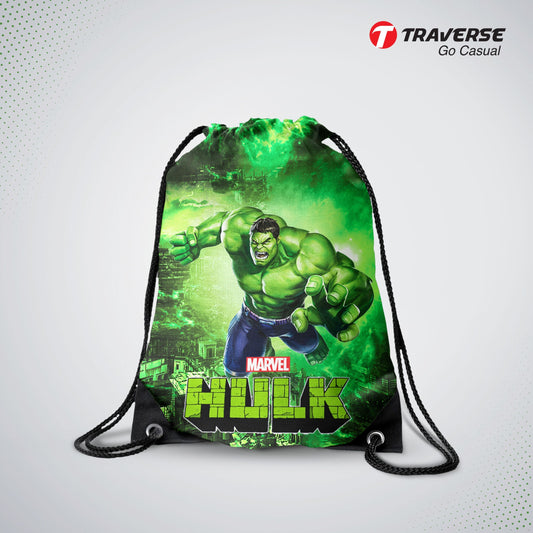 Hulk Marvel Drawstring Bag ( Digital Printed On Cloth )