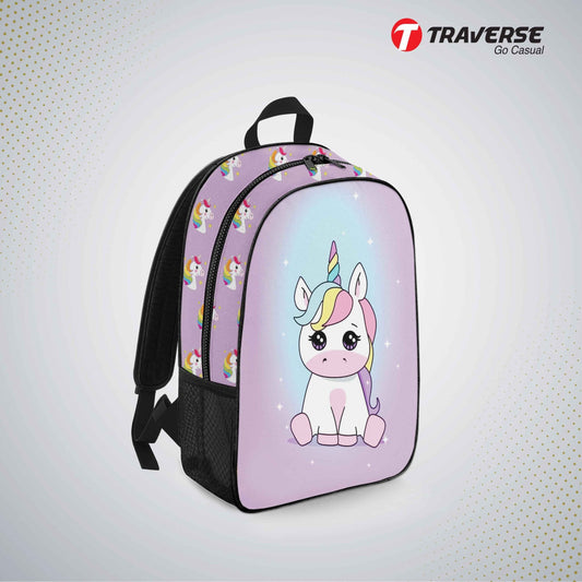 Kids Bag-Baby Unicorn , Backpack for Kindergarten (KG), Pre-school classes. Allover printed