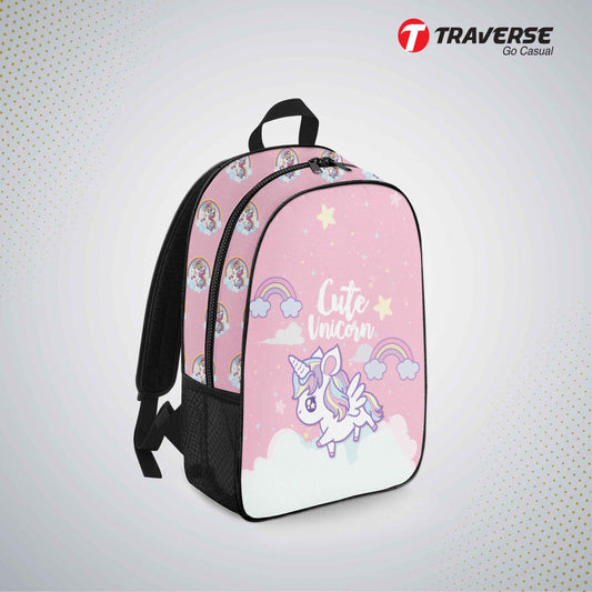 Kids Bag- Unicorn , Backpack for Kindergarten (KG), Pre-school classes. Allover printed