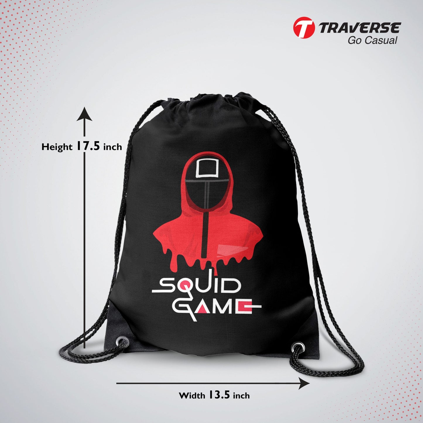 Squad Game Drawstring Bag ( Digital Printed On Cloth )