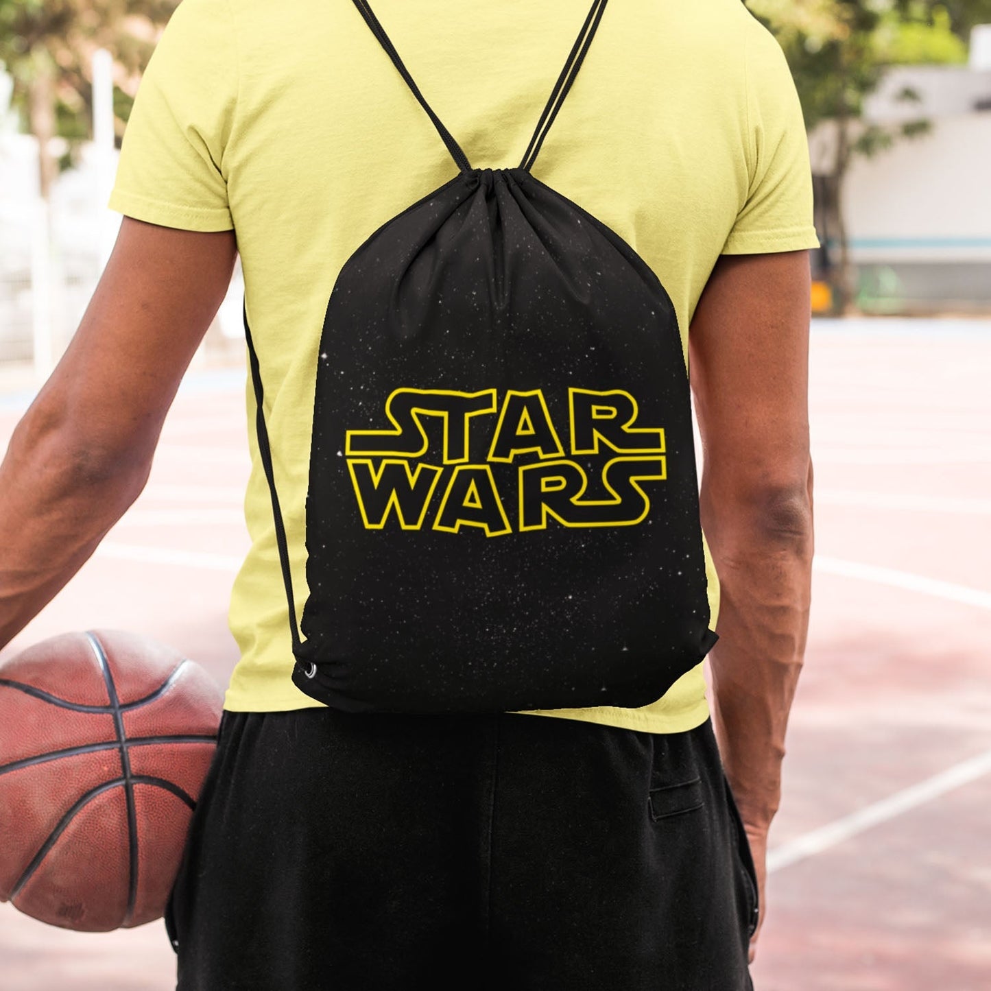 Star Wars Drawstring Bag ( Digital Printed On Cloth )