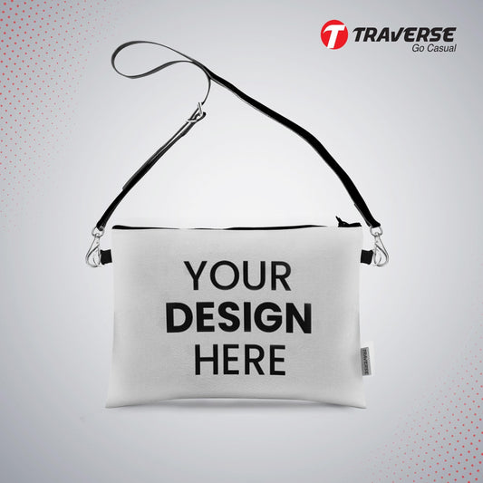 Customized - Pouch (Digitally printed on Cloth) with shoulder strap