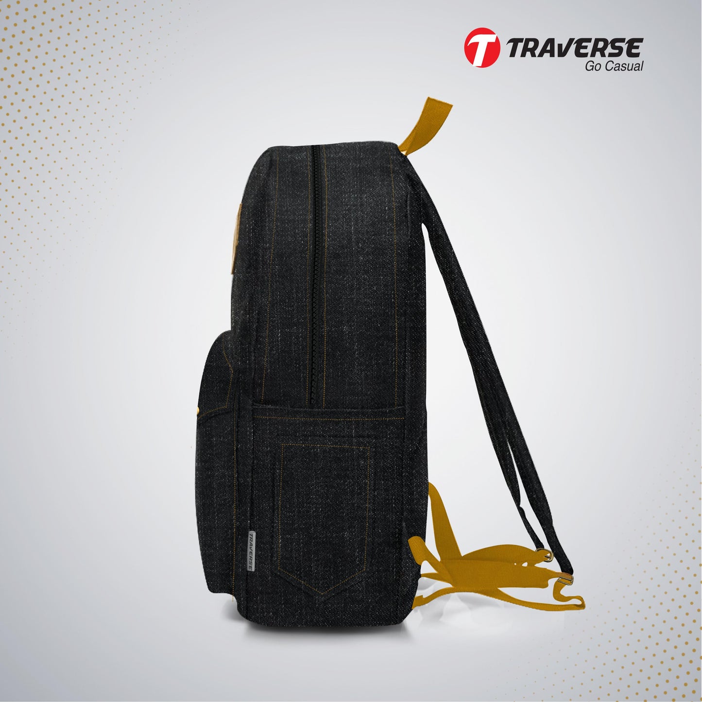 Traverse Black Jeans Bag For School, College & Travelling (Boys & girls) Ratings 45 Answered Questions
