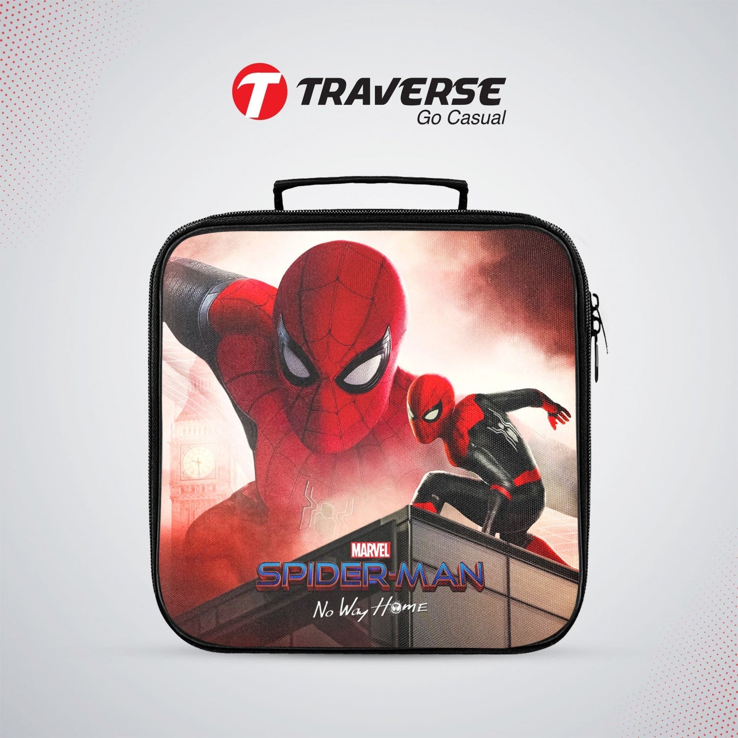 Spiderman No Way Home Sandwich/Lunch box for kids (Digitally printed on Cloth) by Traverse
