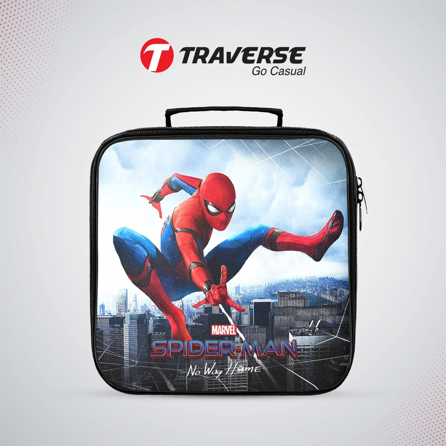Spiderman No Way Home Sandwich/Lunch box for kids (Digitally printed on Cloth) by Traverse