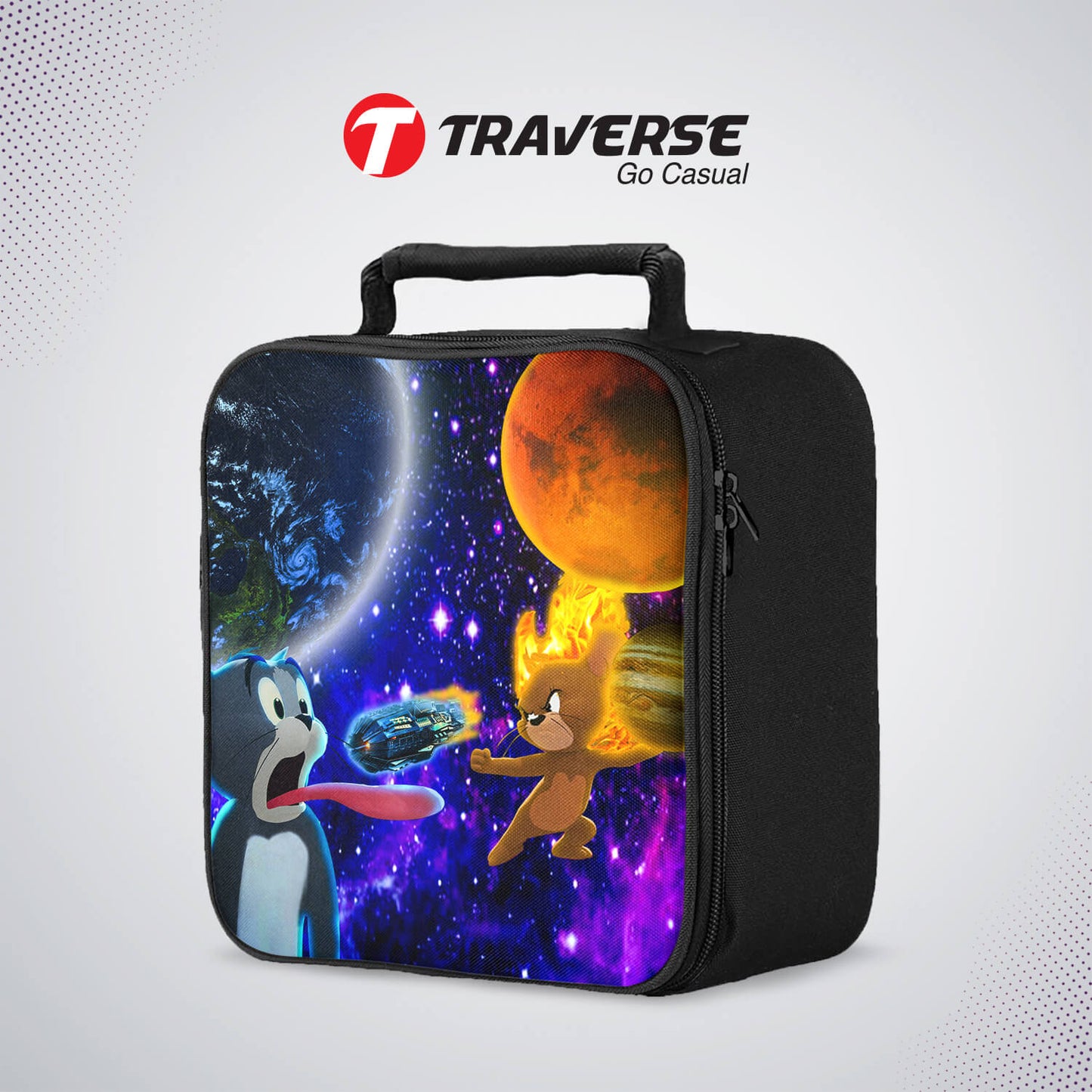 Tom And Jerry Sandwich/Lunch box for kids (Digitally printed on Cloth) by Traverse (Copy)