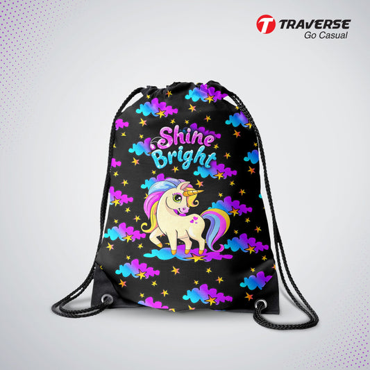 Unicorn Drawstring Bag ( Digital Printed On Cloth )