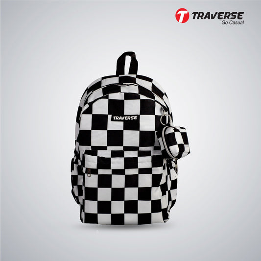 Traverse checkboard bag unisex