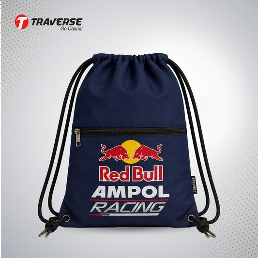 Traverse red bull zipper drawstring