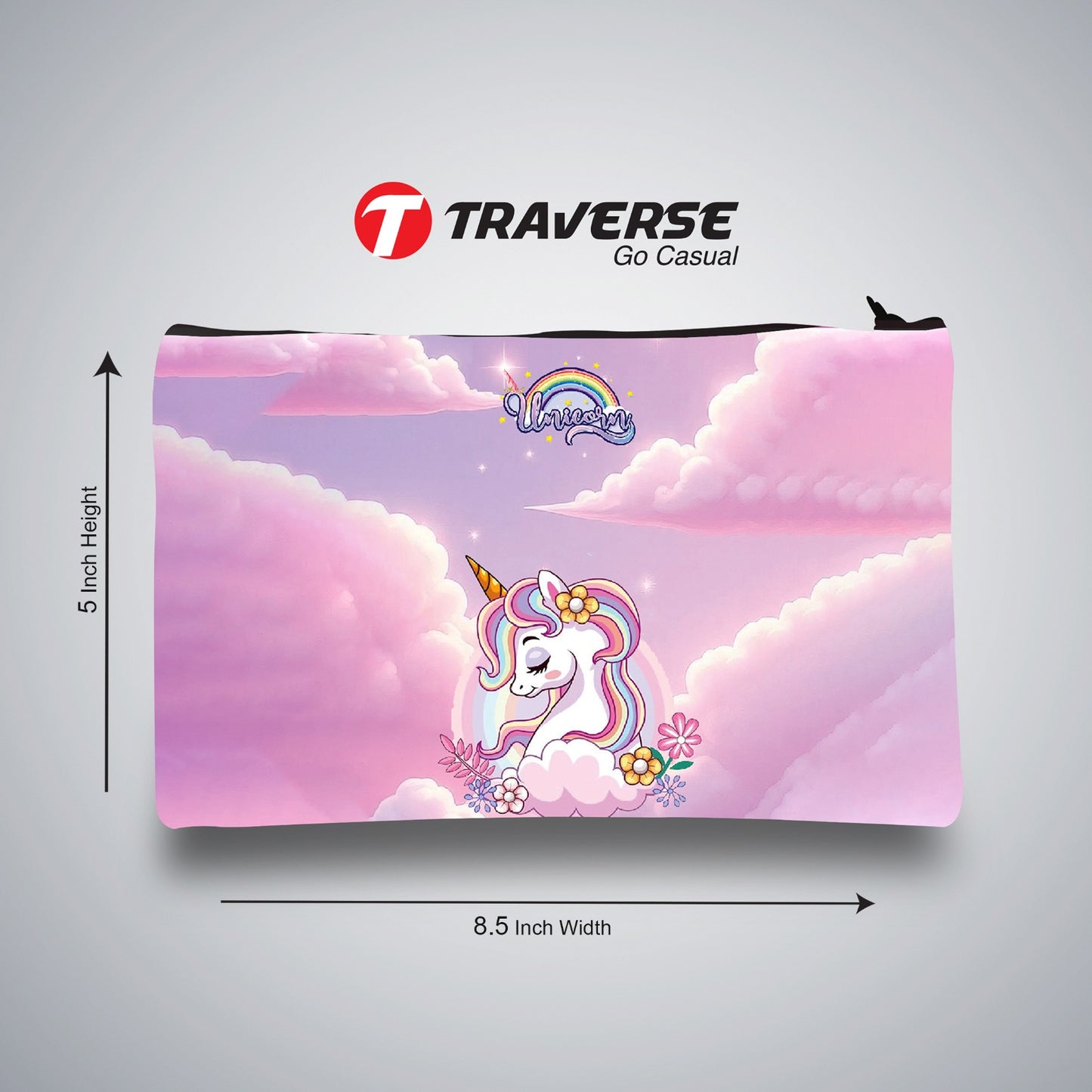 Traverse unicorn pencil pouch