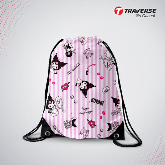 Traverse kuromi stripes drawstring