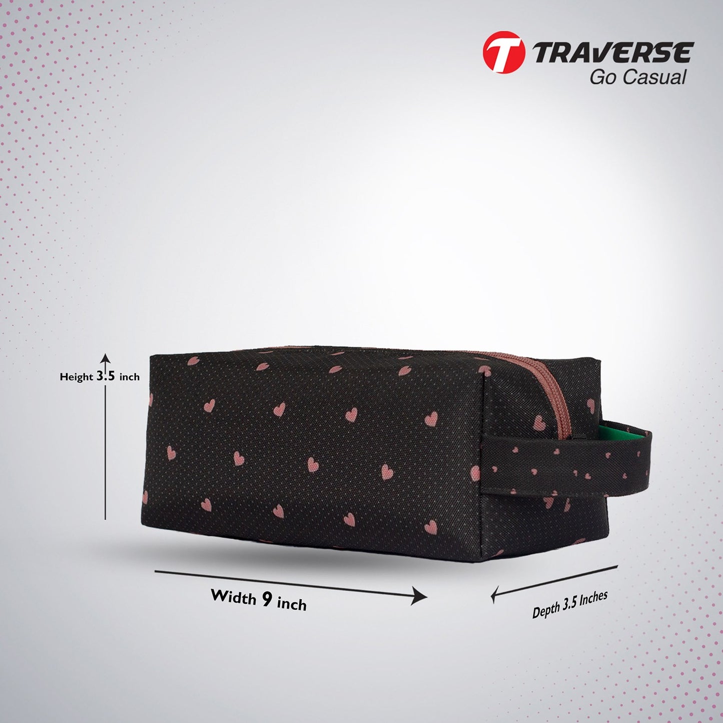 Traverse heart makeup box organizers