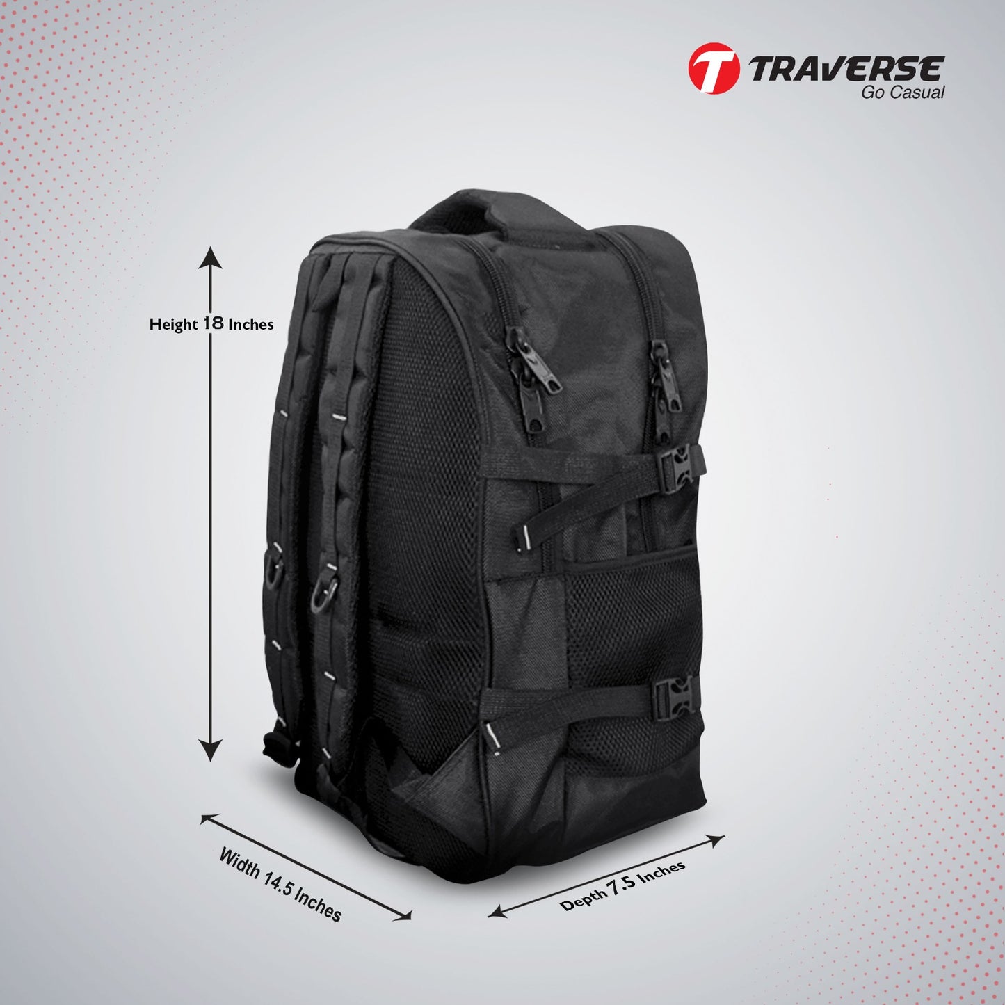 Traverse harley davidson printed school bag