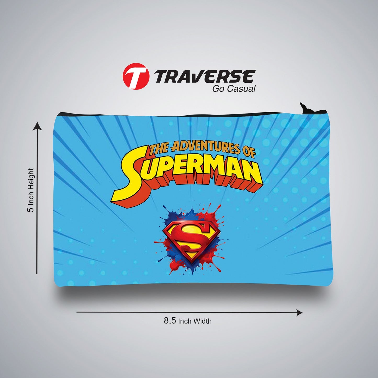 Traverse superman pencil pouch