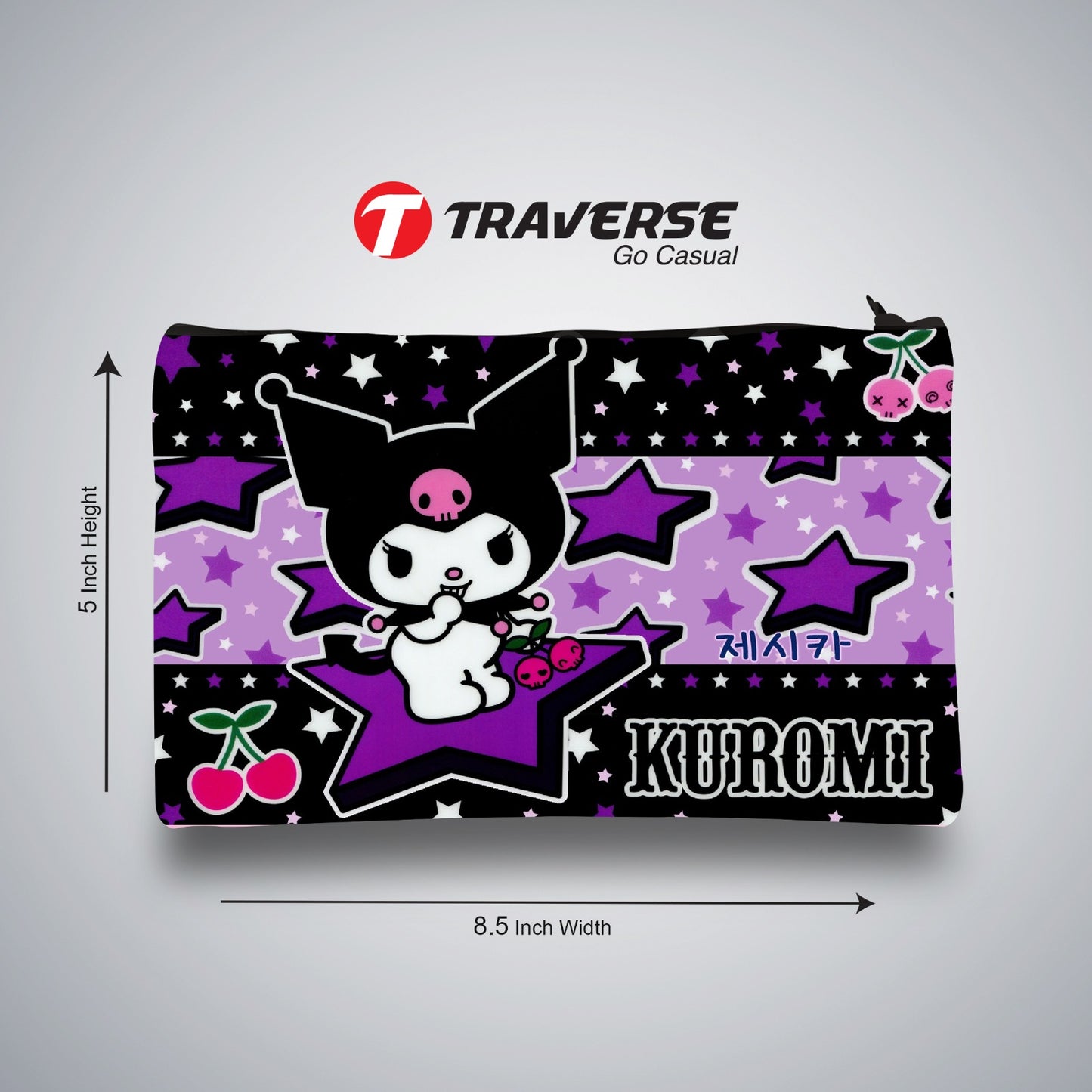 Traverse kuromi rave pencil pouch