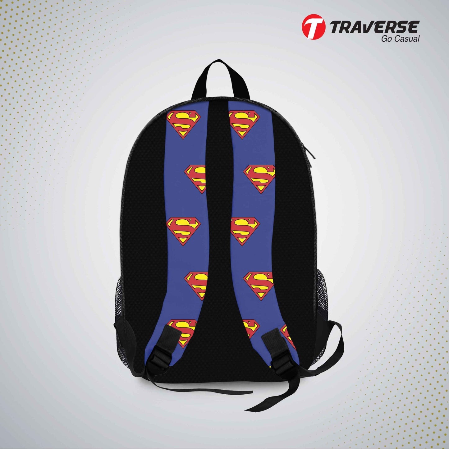 Kids Bag- Superman , Backpack for Kindergarten (KG), Pre-school classes. Allover printed