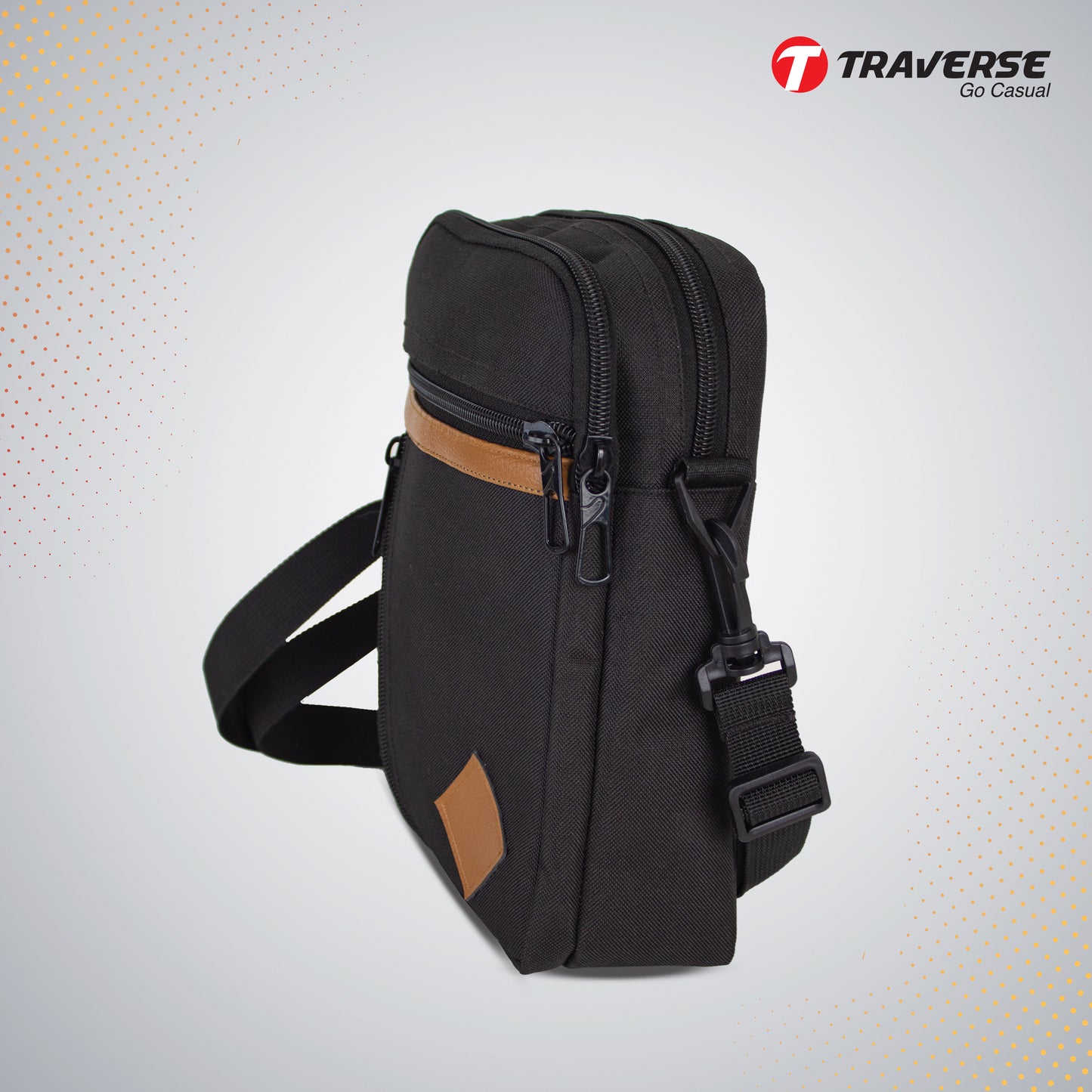 TRAVERSE, Cross Body Travelling Bag for Men & Women. Suitable for Travelling like Hajj & Umrah