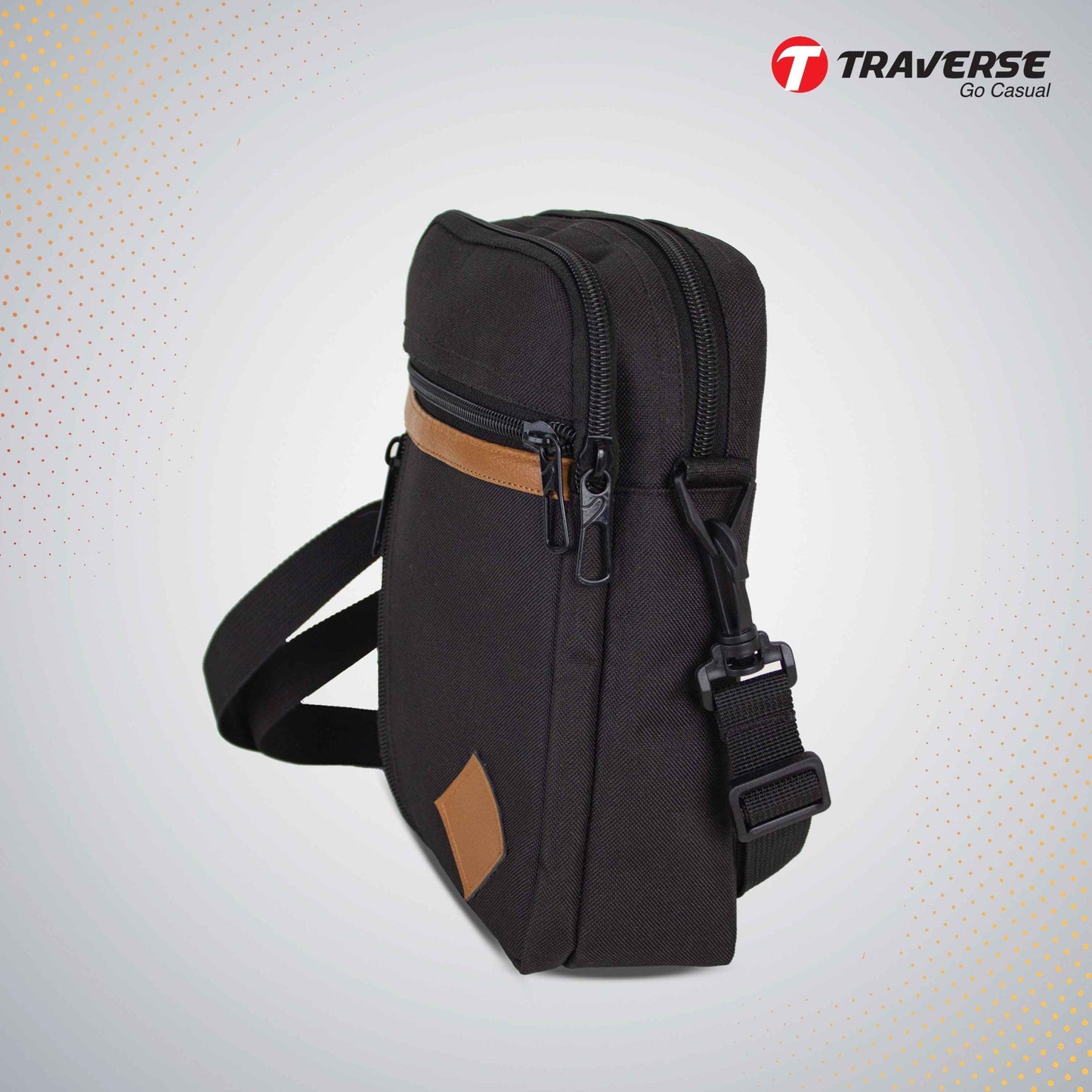 TRAVERSE, Cross Body Travelling Bag for Men & Women. Suitable for Travelling like Hajj & Umrah