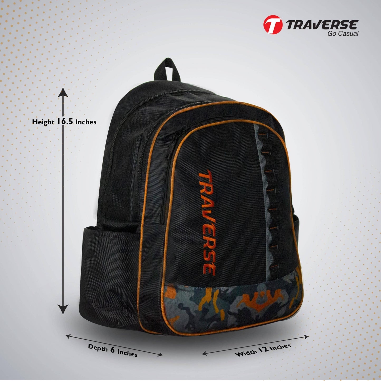 Traverse 2 Zipper Schools Backpack - Suitable for 1 to 3 Class