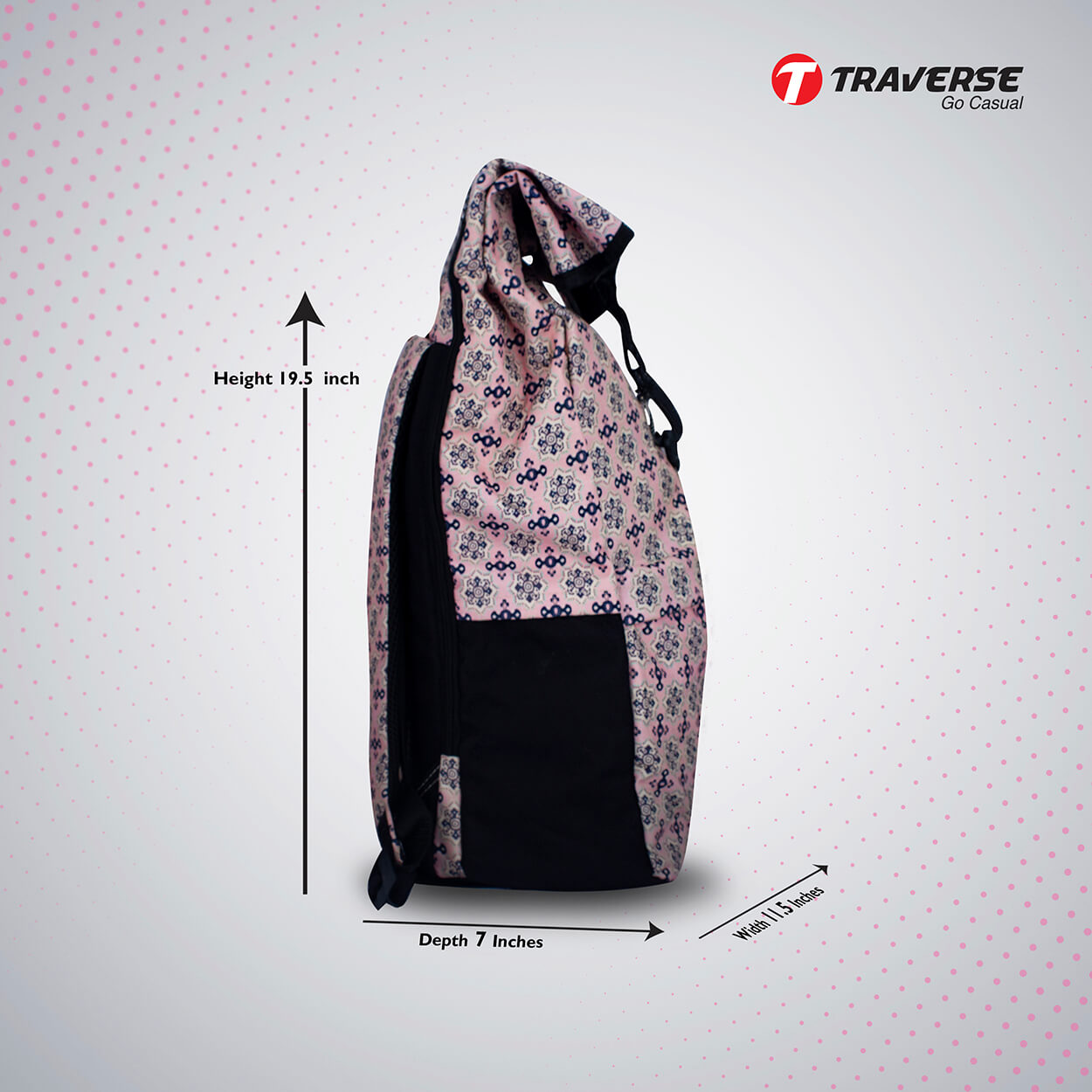 Printed Pink Laptop Bag