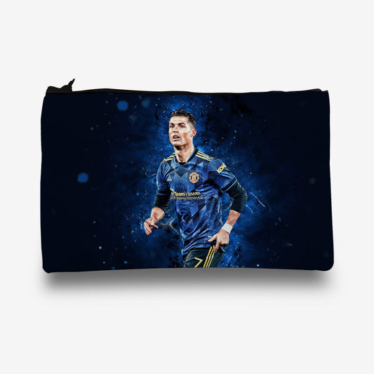 Traverse Ronaldo pencil pouch for boys & girls. Digitally printed on Fabric with both sides printed