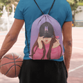 BTS Drawstring Bag - Digitally printed on fabric by Traverse