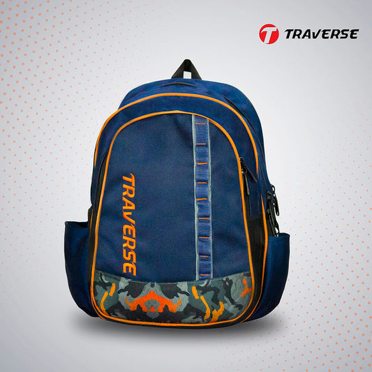 Traverse 2 Zipper  Schools Backpack - Suitable for 1 to 3 Class