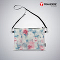 Girl Abstract design - Pouch (Digitally printed on Cloth) with shoulder strap